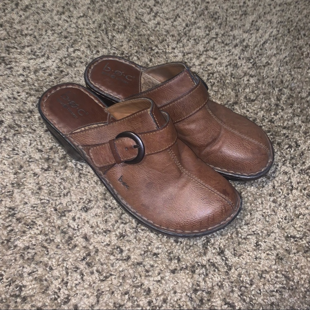 B.o.c. Leather clogs